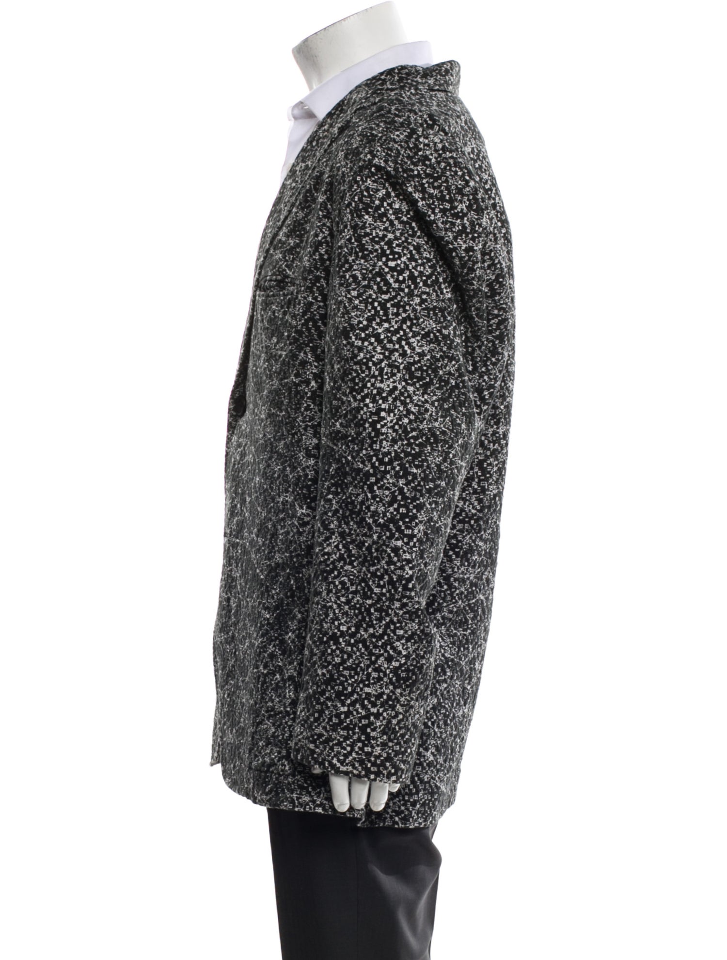 Issey Miyake 2015 Printed Peacoat